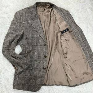 美品【極上アルパカ75%】Paul Smith ポールスミス　テーラードジャケット　ツイード　アルパカ　シルク　総裏　ペンチェック