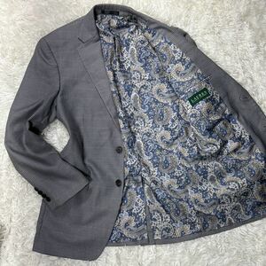 極美品【希少Lサイズ】LAUREN RALPH LAUREN ローレンラルフローレン　テーラードジャケット　裏地ペイズリー　千鳥格子　ペンチェック