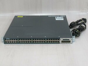 Ω ZPC 14704# 保証有 Cisco【 WS-C3560X-48T-S＋C3KX-NM-1G 】シスコ Catalyst 48ポート10/100/1000BASE-T LAN スイッチ 領収書発行可能