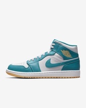 NIKE AIR JORDAN 1 MID DQ8426-400 エア ジョーダン ミッド アクアトーン US11_画像2