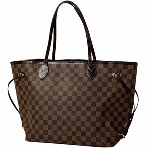 ルイ・ヴィトン Louis Vuitton ネヴァーフル MM ショルダーバッグ トートバッグ ダミエ ブラウン N51105 レディース 【中古】