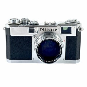 ニコン Nikon S2 + NIKKOR-S.C 5cm F1.4 フィルム レンジファインダーカメラ 【中古】