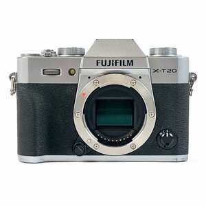 富士フイルム FUJIFILM X-T20 ボディ シルバー デジタル ミラーレス 一眼カメラ 【中古】