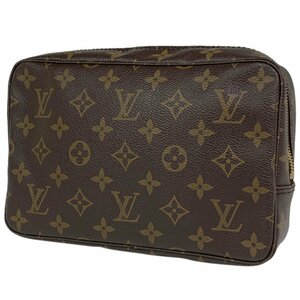 ルイ・ヴィトン Louis Vuitton トゥルーストワレット 23 メイク コスメ セカンドバッグ モノグラム ブラウン M47524 レディース 中古