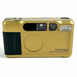 コンタックス CONTAX T2 チタンゴールド ［ジャンク品］ フィルム コンパクトカメラ 【中古】