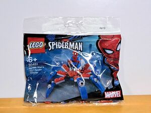 LEGO　マーベル　スーパーヒーローズ　スパイダーマン　ミニスパイダークローラー　ポリバッグ (30451)　現状品　⑮