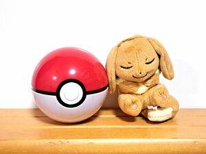 ポケモン　プチぬいぐるみ　INモンスターボールケース　Vol.3　イーブイ　ポケセン　現状品　⑮