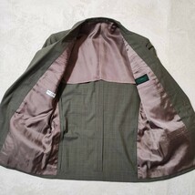 美品 L~XL ポールスミス ウインドペンチェック Paul Smith テーラードジャケットレ Super100s ウール100% グレー メンズ 大きいサイズ 秋冬_画像5