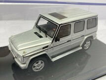 オートアート 1/43 MERCEDES BENZ メルセデスベンツ G-WAGON LWB 80’S-90’S シルバー 56111 ※まとめて取引・同梱不可 [21-7247]_画像2