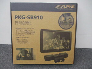【未使用品】アルパイン PKG-SB910 9型WVGAヘッドレスト取付け型スリムリアビジョン メーカー保証付