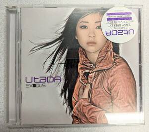 Hikaru Utada EXODUS 宇多田ヒカル UTADA Featuring EASY BREEZY and DEVIL INSIDE 丸ステッカー付表 全14曲 HOTEL LOBBY他 送料180円