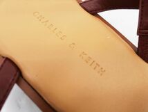 CHARLES & KEITH チャールズ＆キース フラット サンダル size38（24.0cm位）/茶 ■◆ ☆ dfc8 レディース_画像6