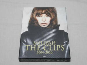 加藤ミリヤ「MILIYAH THE CLIPS 2004-2010」初回盤 DVD2枚組+CD 外箱、カード付き