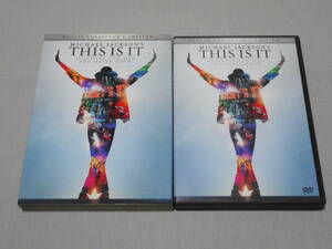 DVD2枚組　マイケル・ジャクソン 「THIS IS IT ～デラックス コレクターズ・エディション」 未使用ポストカード付