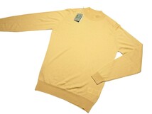  メンズ M ジョンスメドレー 最高級メリノウール モックネックセーター【HARCOURT】 HONEYCOMB JOHN SMEDLEY イギリス製★若干タイト目です_画像1