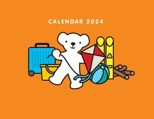 エアドゥ 2024年版 卓上カレンダー　