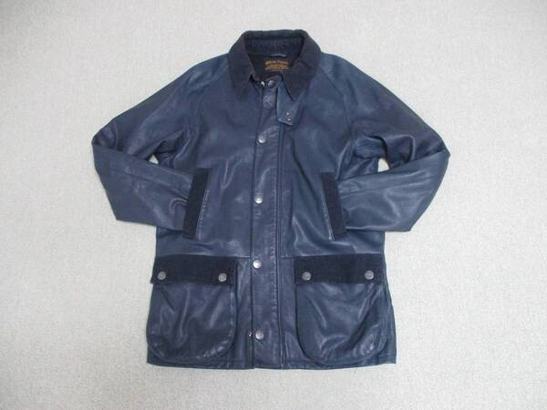 希少 高級 ROYAL KHAKI Reai Leather 本革 ハンティングジャケット ハンティング ミリタリーレザージャケット コーデュロイ ビジネス 38 M