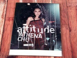 16916●香港 音楽CD+VCD 『attitude 朱茵（アテナ・チュウ athena chu）』（新品 未使用 pops 良品＋）