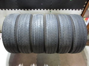 中古タイヤ　205/75R16　ヨコハマ　LT151R　2022年式　7.5～8ｍｍ　6本セット