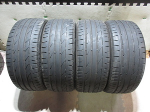 中古タイヤ　225/40R18　ブリヂストン　POTENZA S001　6分山　2017年式　4本セット