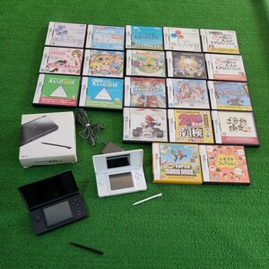 NINTENDO DS Lite 本体 2台 ソフト 20本 まとめ売り 動作確認済み 初期化済み マリオカート スーパーマリオブラザーズ 