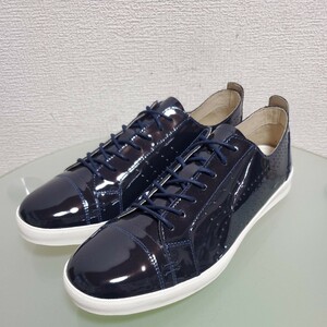 Onitsuka Tiger オニツカタイガー スニーカー 25.5㎝ エナメル ネイビー 極美品