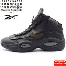 定価4.7万■Maison Margiela Memory Of 限定品◆コラボ レザー スニーカー 再構築 JULIUS ユリウス N/07 TVA The Viridi-anne ヴィリジアン_画像5