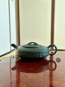 中国宜興 紫砂壺 急須 茶壺 茶器 単穴 茶道具 時代物 在銘 中国美術 煎茶道具 旧家蔵 