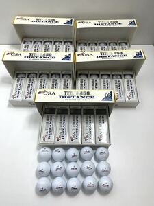 ゴルフボール75 球　チタン450 USA TITAN 450 DISTANCE 15GOLF BALL × 5箱　 ●