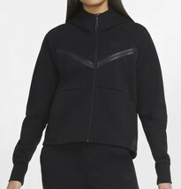 ナイキ テック フリース ウィンドランナー ウィメンズ フルジップ パーカー XL CW4299-010 TECH FLEECE WINDRUNNER W FULL-ZIP HOODIE_画像2