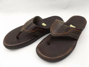  shoes 24.0cm dark brown imfx98701dbr-240 flexifre comb . reality goods liquidation 8,580 jpy leather made sandals 