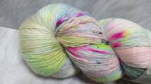 輸入　毛糸　Qing Fibre　Dashing Sassy　ハンドダイド　メリノウール100％　100ｇ×1個　400ｍ　Shibuya　イギリス　海外_画像6