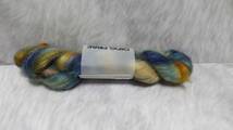 輸入　毛糸　Qing Fibre　Kid Mohair Silk　ハンドダイド　モヘア70％　シルク30％　50ｇ×1個　420ｍ　Mystic Blue　イギリス　海外_画像8