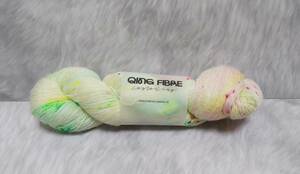 輸入　毛糸　Qing Fibre　Dashing Sassy　ハンドダイド　メリノウール100％　100ｇ×1個　400ｍ　Gelateria　イギリス　海外