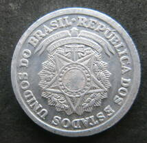 ブラジル 1クルゼイロ硬貨 1961年_画像2