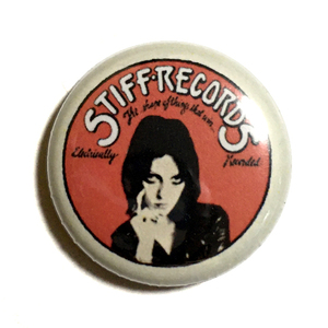 25mm 缶バッジ Stiff Records THE ADVERTS アドヴァーツ Gaye Adverts Uk Punk パンク TV Smith