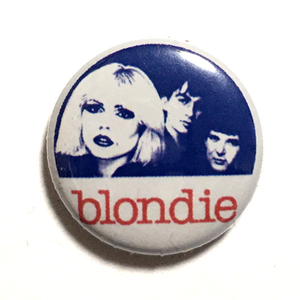 25mm 缶バッジ Blondie ブロンディ illustration Deborah Harry デボラハリー Power Pop New York Punk