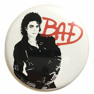 デカ缶バッジ 58mm Michael Jackson マイケルジャクソン BAD Jackson５ MJ