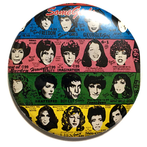 デカ缶バッジ 58mm Rolling Stones ローリングストーンズ Some Girls 女たち Mick Jagger keith Richards