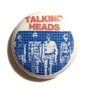 25mm 缶バッジ Talking Heads トーキングヘッズ More Songs About Buildings And Food New Wave David Byrne Tom Tom Club