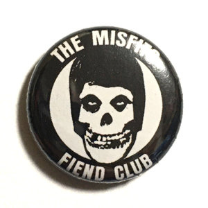 25mm 缶バッジ Misfits ミスフィッツ Fined Club Horror Punk Us Hardcore Danzig Samhain