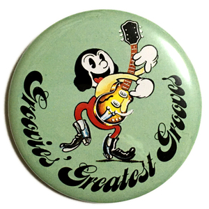 デカ缶バッジ 58mm The Flamin Groovies Groovies Greatest Grooves フレイミングルーヴィーズ Shake Some Action