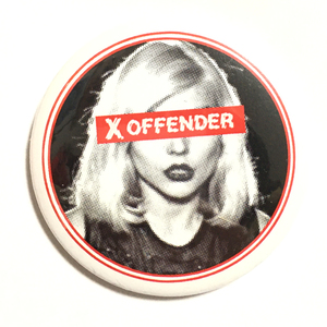 デカ缶バッジ 5.8cm BLONDIE X Offender ブロンディ Deborah Harry Power Pop パワーポップ Garage Punk ガレージパンク PUNK