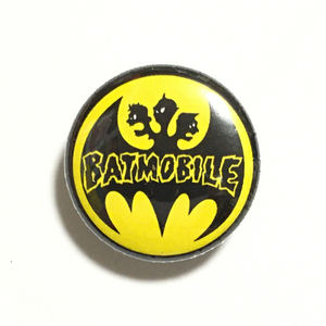 缶バッジ 25mm Batmobile バットモービル サイコビリー PSYCHOBILLY ROCKABILLY ロカビリー Garage pun