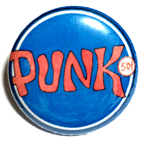 25mm 缶バッジ PUNK MAGAZINE パンクマガジン Power Pop Garage Punk Ramones Blondie Richard Hell