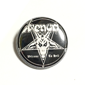 缶バッジ 25mm Venom ヴェノム HEAVY Black Metal Motorhead