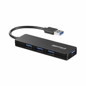 【新品】バッファロー BUFFALO USB3.0 4ポート バスパワーハブ ブラック BSH4U120U3BK