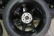 イボ消えかけ8mm ダンロップ ウインターマックスWM02 195/50R16 ブラック TECMAG 6.5J +38 PCD100 VW 6R系 ポロ AUDI アウディA1 8X *825n_画像9