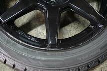 イボ消えかけ8mm ダンロップ ウインターマックスWM02 195/50R16 ブラック TECMAG 6.5J +38 PCD100 VW 6R系 ポロ AUDI アウディA1 8X *825n_画像8