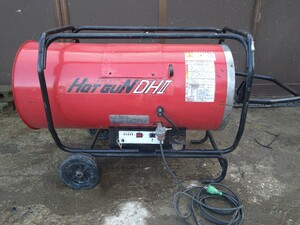 静岡精機 ジェットヒーター HG-DHⅡ　 ホットガン 熱風ヒーター熱出力　35kW 100v 50/60Hz 　別置タンクタイプ